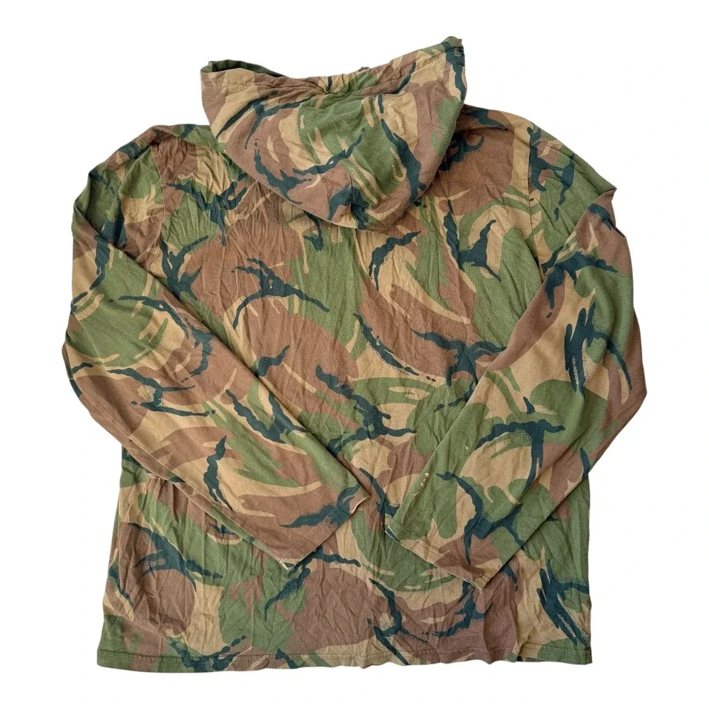 Polo Ralph Lauren Mens Camo Hoodie XL Long Sleeve Shirt Grunge Military Heritage